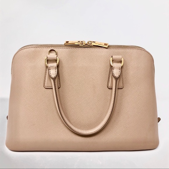 ✨PRADA✨ Saffiano Lux Top Handle Cameo Tote - Picture 5 of 8